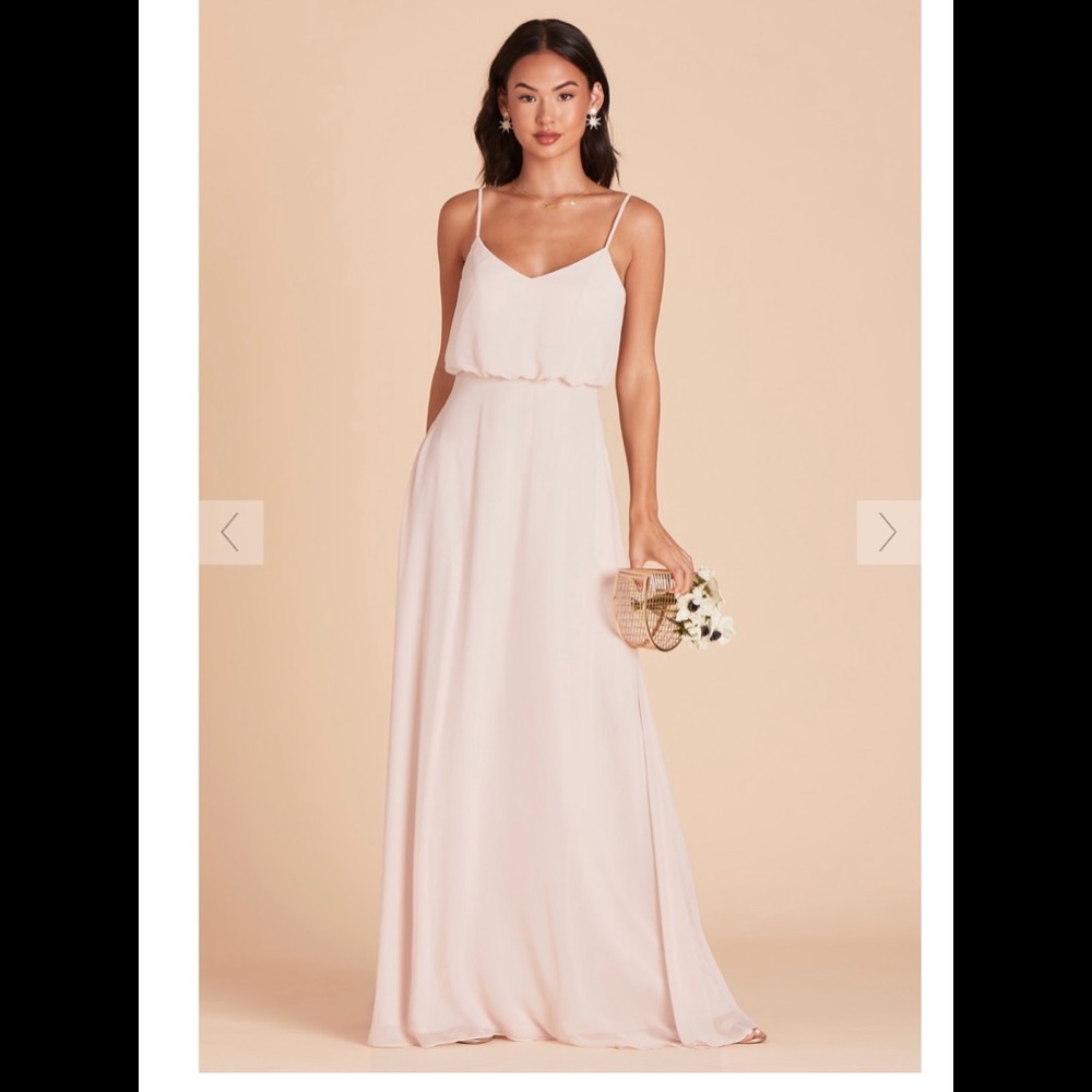 Birdy Grey bridesmaid dress pale blush